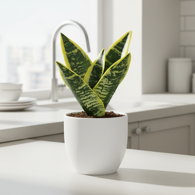 KÜNSTLICHE Sansevieria laurentii - 21cm