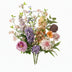 Artificial Flower Bouquet Pastel Meadow Deluxe, 100cm, 15 Stems Bild 1