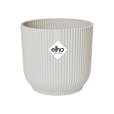Elho Vibes Fold Blumentopf Rund Weiß D25xH23 - Stilvoll & Pflegeleicht