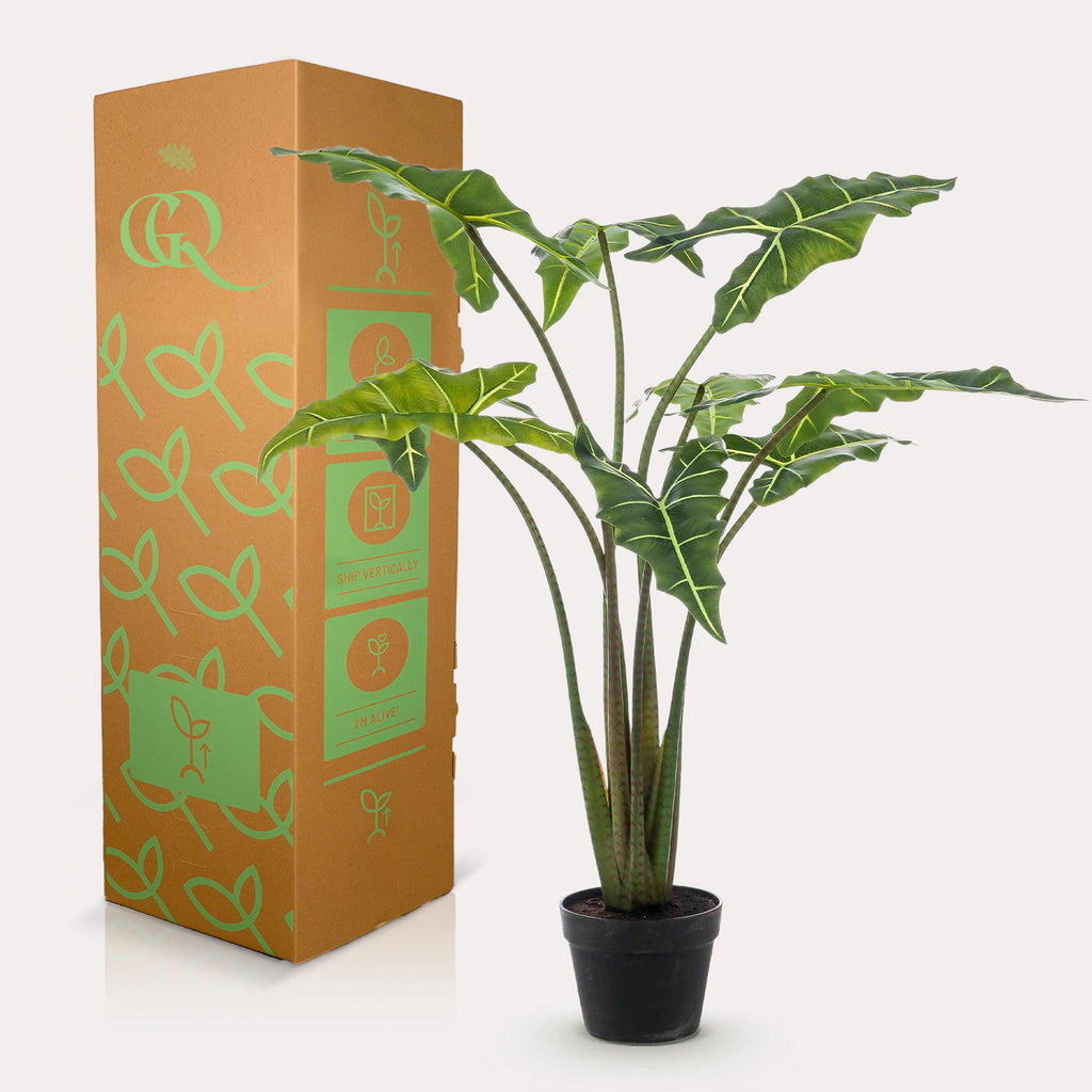 Kunstpflanze - Alocasia Frydek - 120 cm