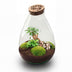 'LOVE MOM' terrarium Drop XL + gravierter Kork - Flaschengarten DIY Set – Ø 24 cm ↑ 37 cm -  Muttertag Bild 2
