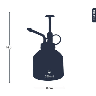 Pflanzensprüher aus grünem Glas – 0,25 Liter – Sanfter Sprühnebel