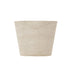 Pot Beige Washed L - 58x50cm with elegant leaf decoration Bild 1