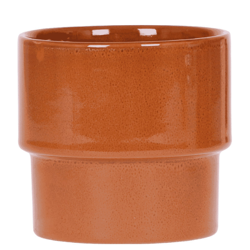 Kolibri Home | Timeless Übertopf - Orange - Ø12 cm