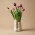 Artificial Tulips with Multiple Bloom Vase – Elegant Decorative Set Bild 3