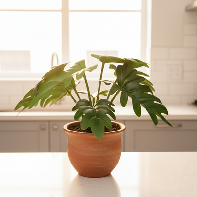 Künstlicher Philodendron Xanadu - 20cm Kunstpflanze