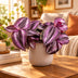 Tradescantia Purple Joy - Lila-Rosa Zimmerpflanze im 6cm Topf Bild 2