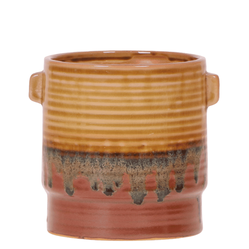 Kolibri Home | Sunset Übertopf - Gelb - Ø9 cm
