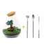 Flaschengarten - Drop XL - ↕ 37 cm - Rechen + Schaufel + Pinzette Bild 1