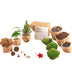 Plant Terrarium Kit: Mini Christmas Tree & Decorations for DIY Festivities Bild 1