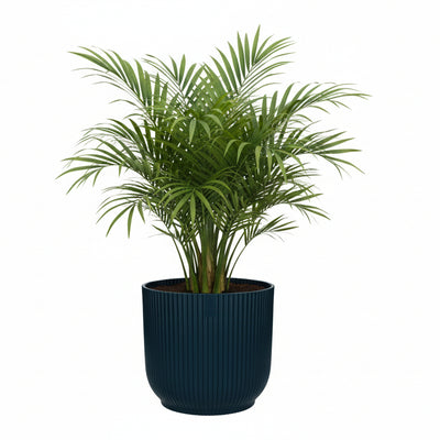 Vibes Topf D18cm H17cm blau - Stilvolles Pflanzgefäß