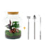 Flaschengarten - Milky - ↕ 30 cm - Rechen + Schaufel + Pinzette Bild 1