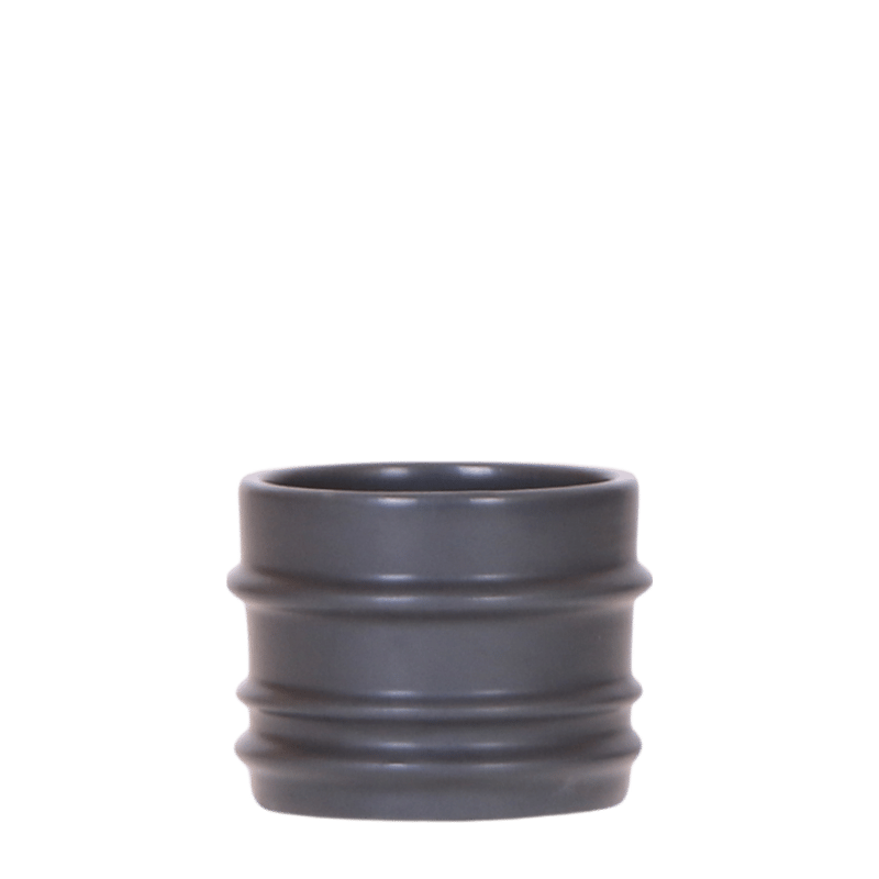 Kolibri Mellow-Übertopf Schwarz Ø6cm - Urban Nature Kollektion