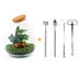 Bottle Garden - Drop XL Red - ↕ 37 cm - Rake + Shovel + Tweezers + Scissors Bild 1