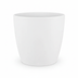ELHO Brussels Round Plant Pot 25 cm White - Recycled Plastic Bild 1