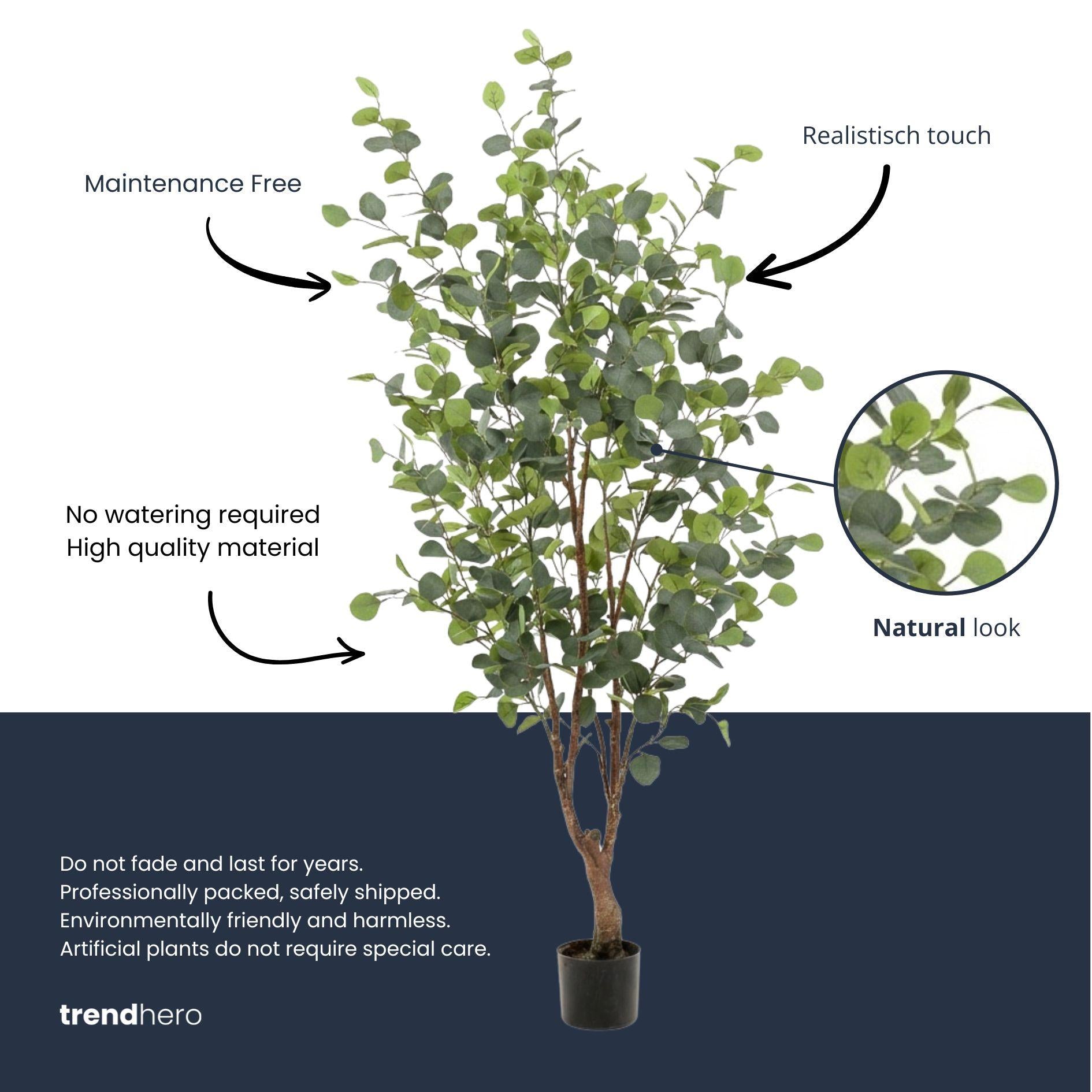 Eukalyptusbaum - 140 cm - Kunstpflanze