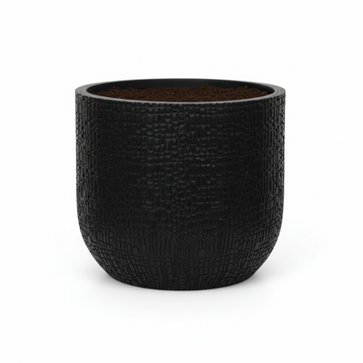 Capi Topf Schale Skin Anthrazit D14 cm - Eleganz für Drinnen & Draußen