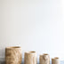 Pia Flower Pot M - Light Brown Wood - H25 W23 Bild 3