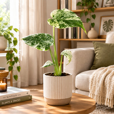 Monstera Deliciosa Mint Variegated – Tropische Schönheit (Ø6cm, ↕18cm)