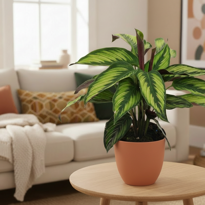 Calathea Majestica Princeps Topfpflanze (2er Set, Ø14cm, ↕45cm)