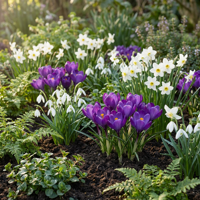 200x Schattengarten Blumenzwiebel Kollektion - Sommerblüher, Gr. 10/12