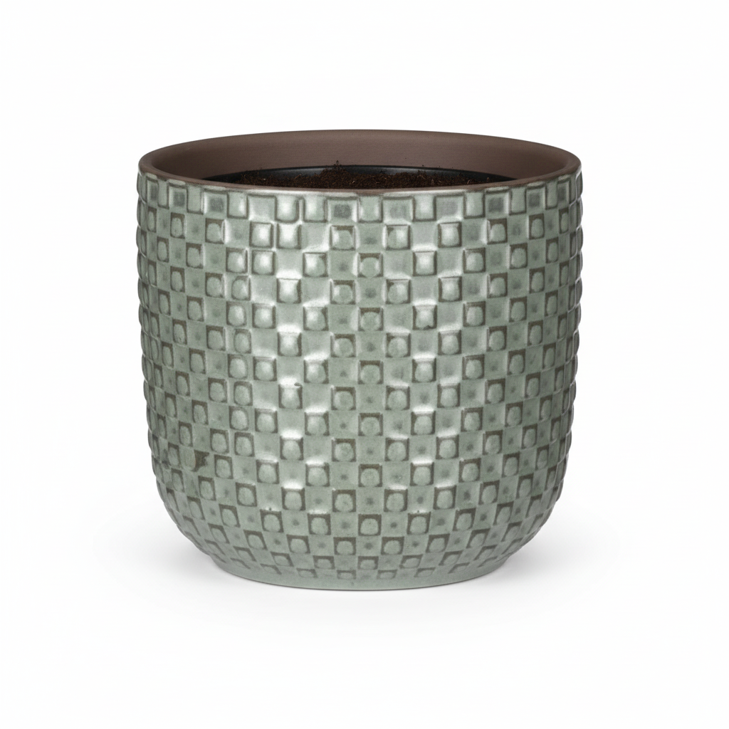 Mini pot relief groen D7