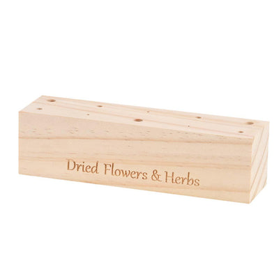 Holzständer für Trockenblumen - M - Mit 16 Löchern & Arrangement