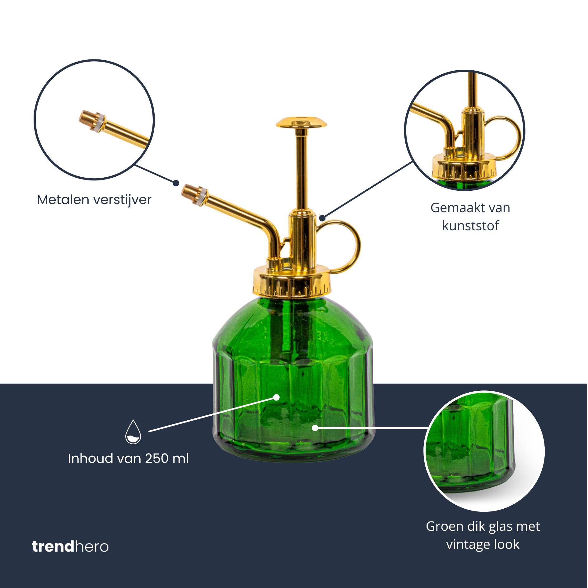 Plantespuit - Groen - Glas - 0,25 liter