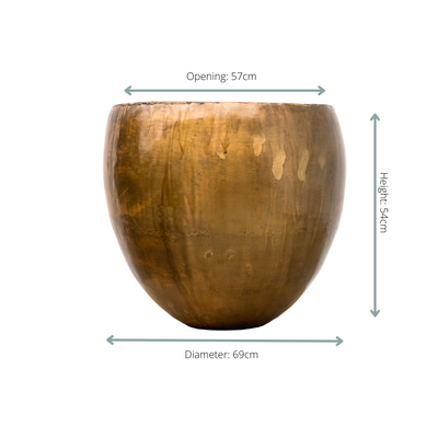 Pot Fabien Old Camel – Elegant Planter for Your Home