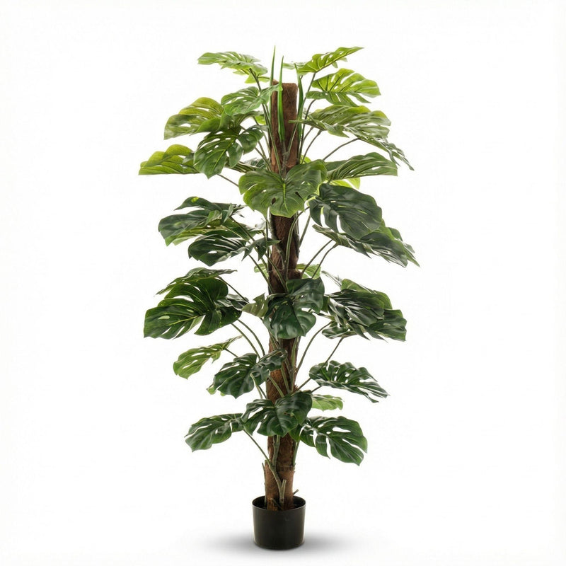 Monstera Artificial Plant on Pole, 150 cm – Tropical Flair Without the Fuss