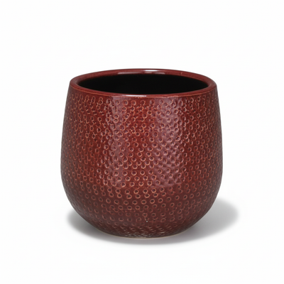 Round Pot Gabriel Bordeaux D14 - Elegant Design for Your Plants