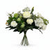 Artificial Flower Bouquet 'White Dream' - 60cm - Elegant White Artificial Flowers Bild 1