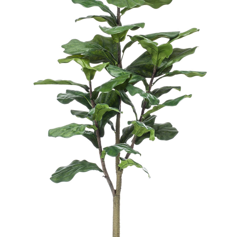 Kunstpflanze Ficus Lyrata (Tabakspflanze), 120 cm