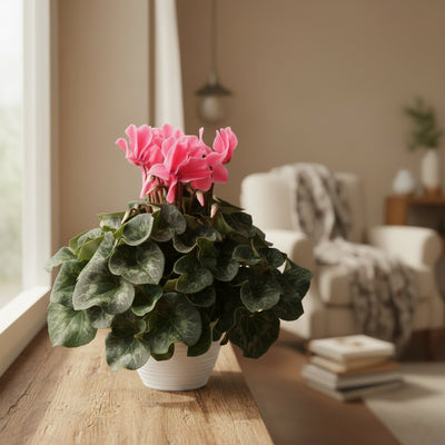 Cyclamen Hellrosa, Ø17cm, ↕40cm - Eleganter Blüher für Ihr Zuhause