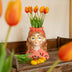Vaas Jessie Strik + 10x real touch Tulpen Orange Bild 1