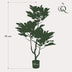 Artificial Fig Tree Ficus Carica, 95 cm – Mediterranean Flair for Your Home Bild 2