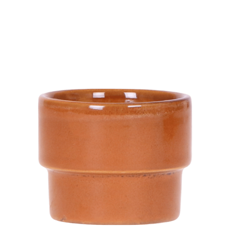 Kolibri Home | Timeless Übertopf - Orange - Ø6 cm