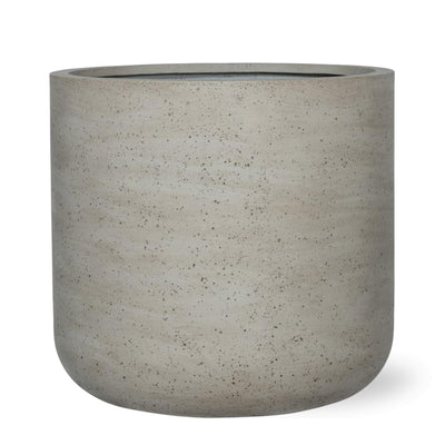 Jumbo Charlie Beige Planter Washed XS D62xH60 Fiberstone