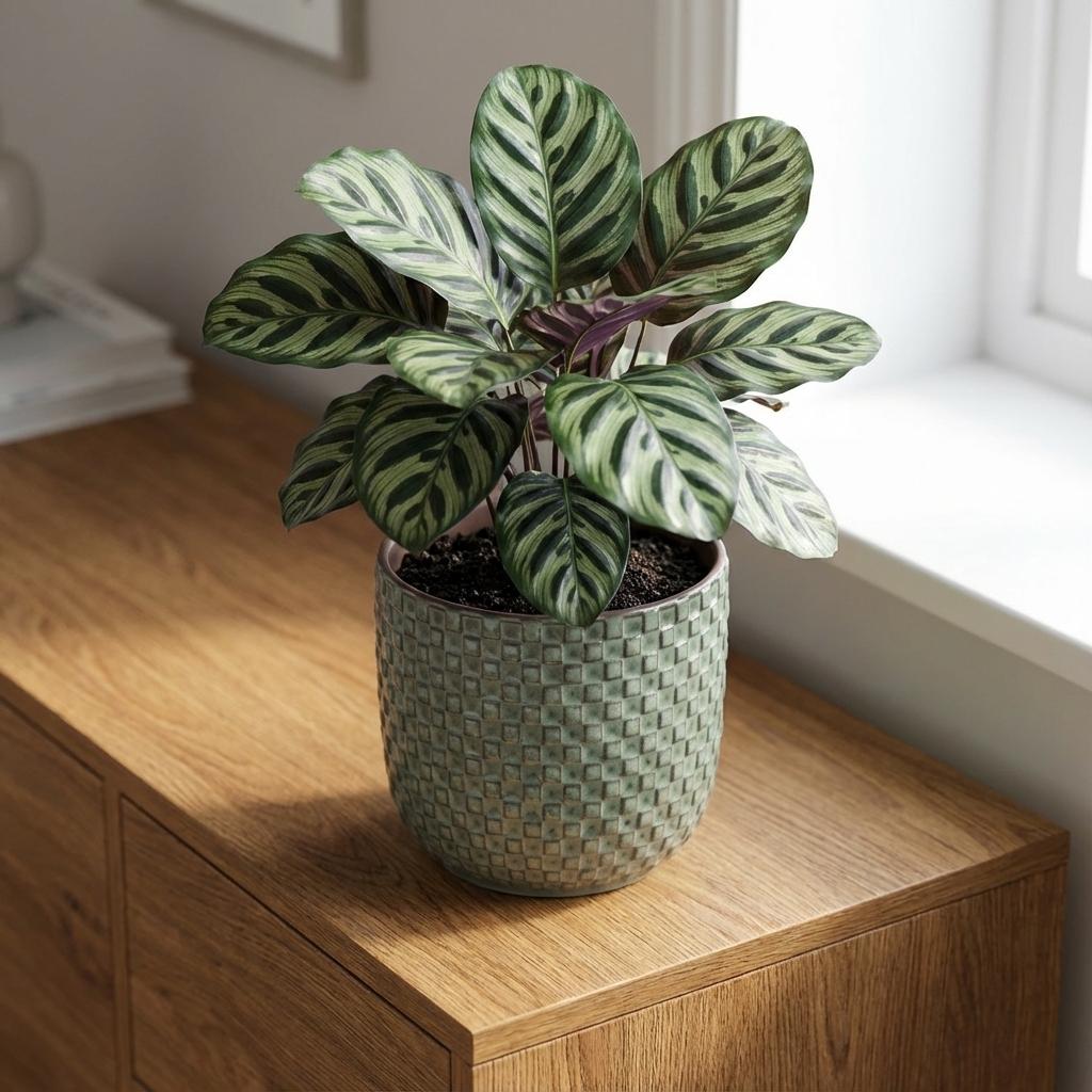 Mini pot relief groen D7
