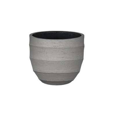 Bordo New Ei Grey Flower Pot D45xH38: Elegant Plant Pot for Indoors & Outdoors