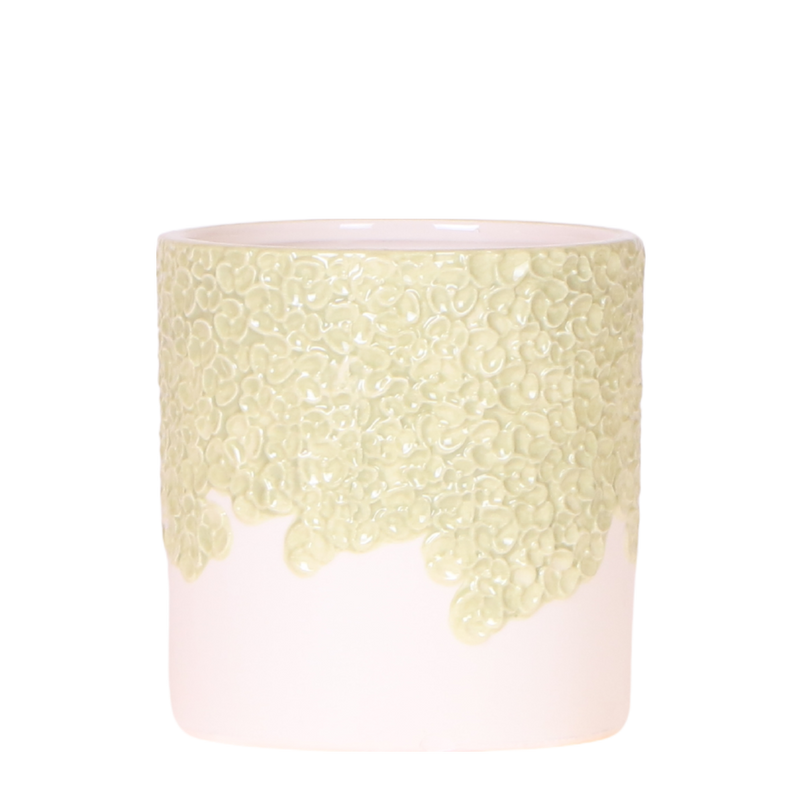 Hummingbird Bloom Decorative Pot Green Ø9cm – Elegant Flowerpot for Your Home