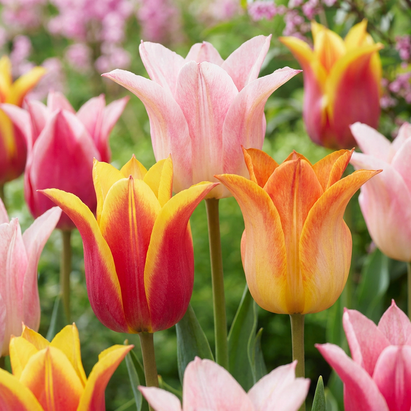 48x Tulipa Ballade mix Zwiebeln - Frühjahrsblüher, Größe 11/12