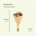 Trockenblumen Feldblumenstrauß Multi - Ø25cm, ↕60cm Bild 3