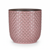 Eleganter Pflanztopf Relief Rosa D13,5 cm – Stilvolle Deko für Ihr Zuhause Bild 1