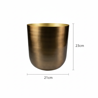 Topf Mayk Gold 21x23 cm: Elegantes Design für Ihre Pflanzen