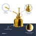 Goldene Edelstahl-Gießkanne 300 ml – Stilvolle Pflanzenpflege Bild 3