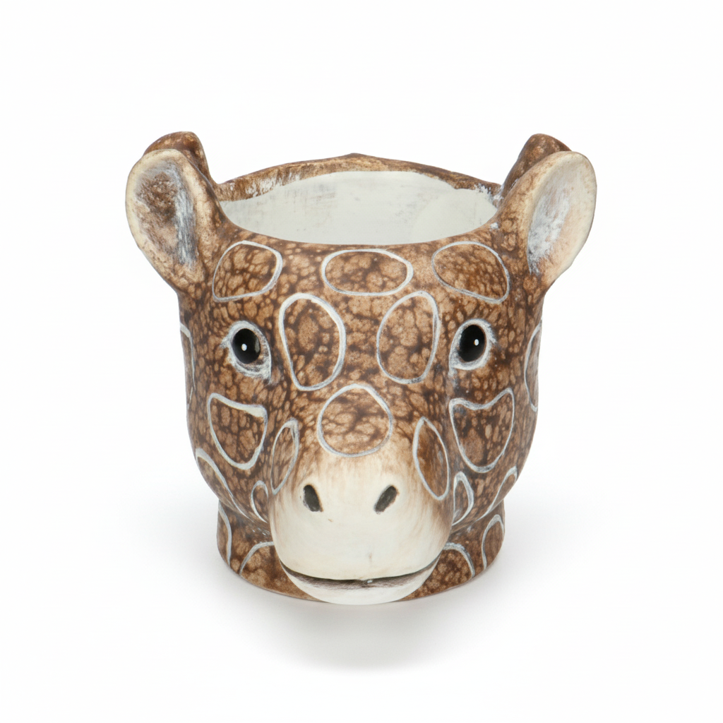 Planter Giraf D11/14x11cm - Braun - D11/14x11cm