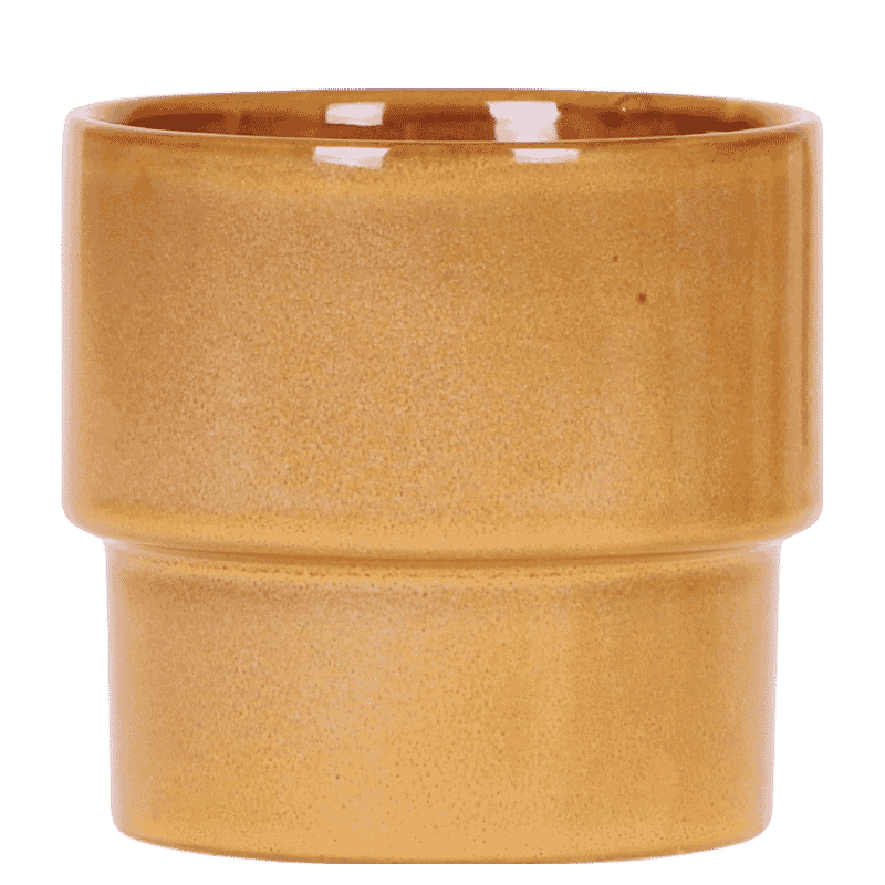 Kolibri Home | Timeless Übertopf - Gelb - Ø12 cm