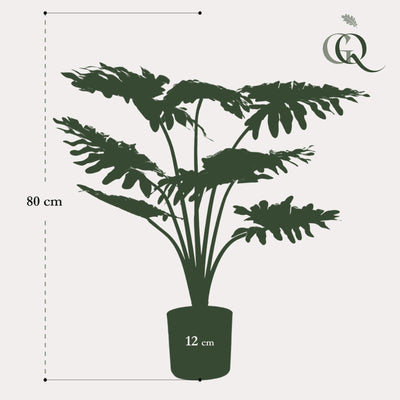 Künstliche Philodendron Pflanze, 60 cm – Natürliche Deko für Ihr Zuhause