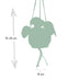 Kokodama Pilea Peperomioides - Chinesischer Geldbaum Ø15cm Bild 2
